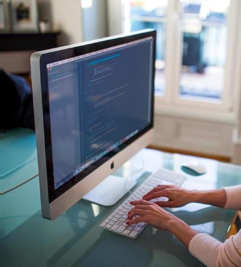 computer keyboard desk window